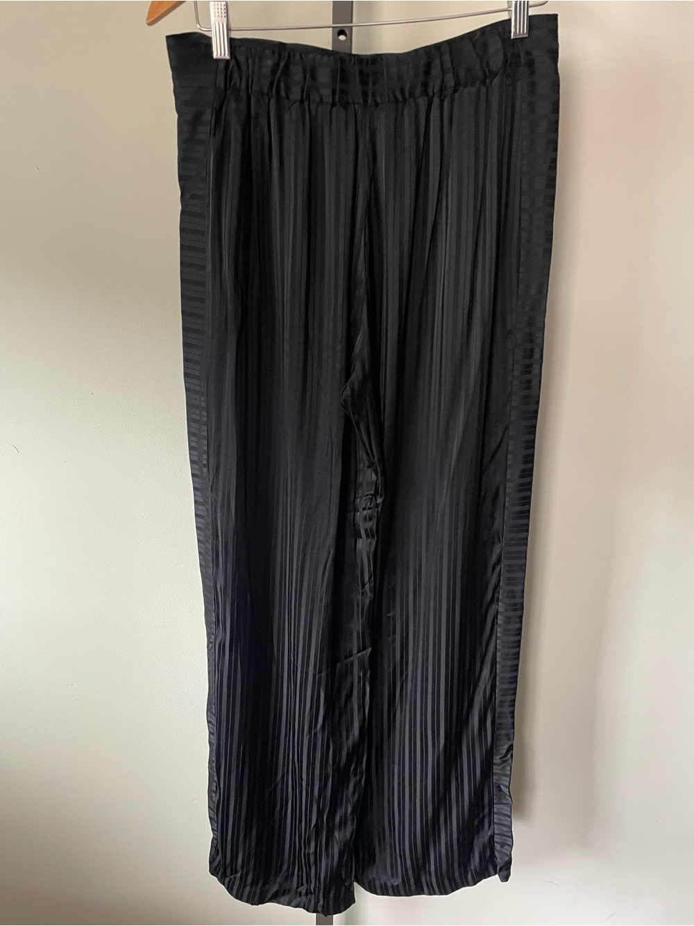 NEW Wilfred Chablais Silk Rayon Wide Leg Pant Striped Size 8 Medium NWOT - Picture 6 of 13